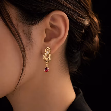 crimson elegance earrings (4)