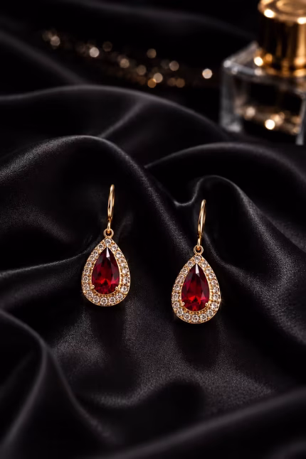 royal teardrop earrings (2)
